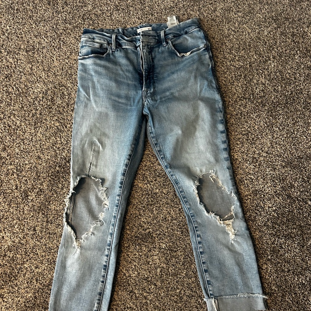 Good American skinny Distressed Jeans - Light Blue